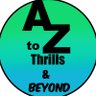 AtoZThrills's profile picture. A couple of nerds who love them parks, arcades and more!!!! Just wanting to share our experiences with you. Keep calm and coaster on! 
Universal TM