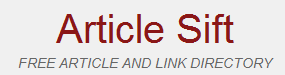 articlesift's profile picture. Article Sift -- Free Article and Link Directory. Article marketing for backlinks and free link submissions.