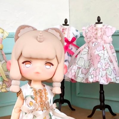 ＊Miyulyn♥︎＊　ドール服　ハンドメイド 1/12ドール服】Meiling Dress｜既製品に負けない最高の手作り服。