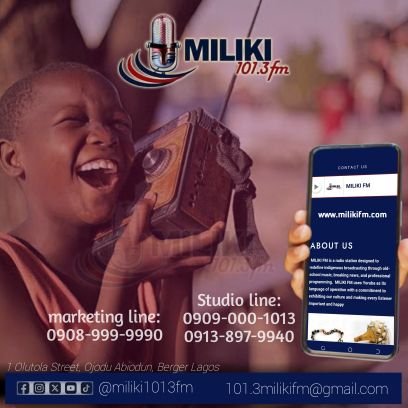 Station of cultural excellence! Ọba orí afé̩fé̩! Adverts & Enquiries: +234-9089999990
