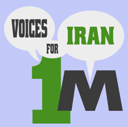 A Million Voices for Iran is a non-political volunteer-staffed campaign echoing the demands of the people of Iran for human rights and justice.