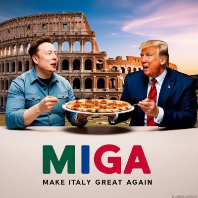 MigaItaly's profile picture. 🚀( MAKE ITALY GREAT AGAIN ) Funny coin, meme coin, Made in Italy on Solana blockchain with utmost support for Elon Musk and Donald Trump. ARE NOT DICTATORS BUT