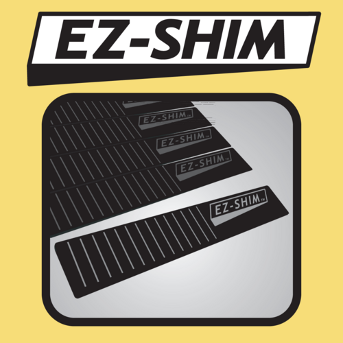 EZ_Shim's profile picture. The original all-plastic, load bearing shim (up to 8,000 psi)  !00% weatherproof.  Thousands of uses.  Injection molded into sheets of ten.