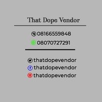 that vendor (@thatdopevendor) 's Twitter Profile Photo that vendor (@thatdopevendor) 's Twitter Profile Photo