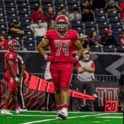 North Shore Senior High School. 6’3 290 offensive line