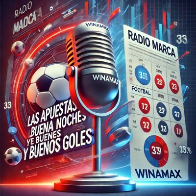 Programa de apuestas en @radiomarca. Con @Amaro_DelArco, de domingo a jueves a la 01.00 y gracias a @Winamax_Espana (+18) Juega con responsabilidad