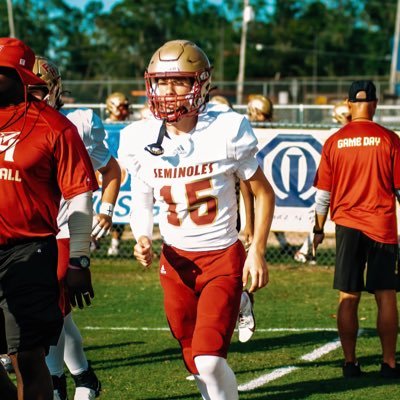 Dual Threat QB/ FSUS C/O 2028/15yrs old/6’1/160 llbs/ GPA 3.7/2024 JV season Passing (68.5%) 516 yards 6 TD, 207 yards rushing and 3 TD’s/Phone: 850-363-8443