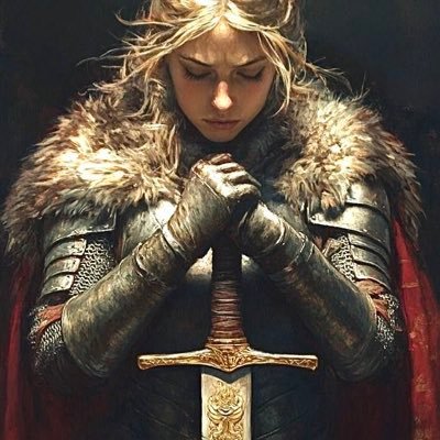 Prayer Warrior...Daughter of God...armed with my sword...backed by my God.