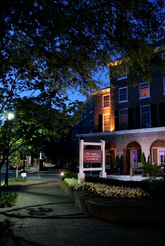 Tidewater Inn is in the heart of down town Easton.  A classic renovated hotel on the Eastern Shore of Maryland