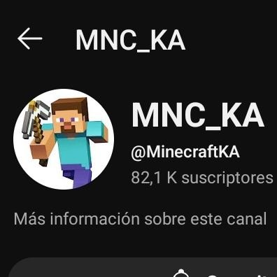 Cuanta hecha para ocupar el nombre mnc_ka hasta que el usuario de Youtube cree sus redes sociales