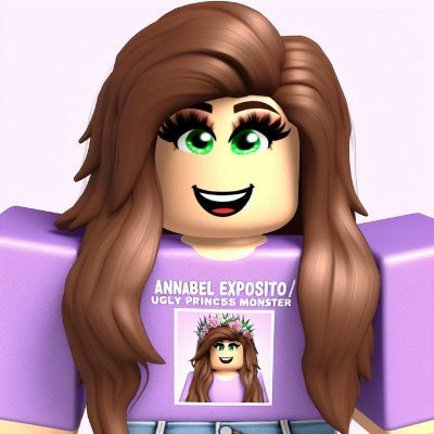Hello everyone my name is Annabel Exposito I'm roblox youtuber call Annabel exposito /uglyprincessmonster roblox.