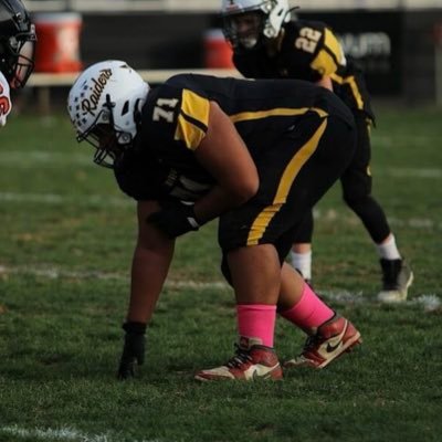 football player right tackle, defensive tackle. Im 6 foot and im 295 pounds