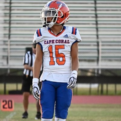 Class Of 2028 | 2 SPORT ATH 🏈🏀| 6,0 160lbs | WR / CB / ATH @ CAPE CORAL HIGHSCHOOL | PHONE # 239-314-4714 | gmail-soldierm2028@gmail.com | 3.61 GPA |