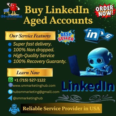 Buy LinkedIn Accounts
https://t.co/BTs1VPra1c
24 Hours Reply/Contact:
WhatsApp: +1 (715) 527-1122
Telegram: @smmarketinghub