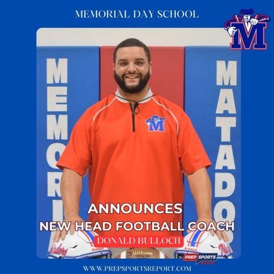 Head Football Coach At Memorial Day School / Coach / Mentor / Father