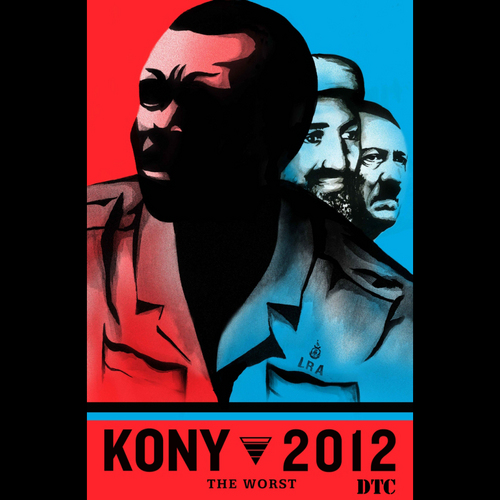 Na het zien van KONY2012 wilde ik ook iets doen; mijn doel 20 april in elke straat van Doetinchem een KONY2012 poster!!!! afzender: Erika Espinola ♥