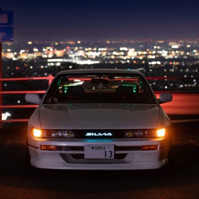 04 (21)愛車→s13シルビア2024.2/18納車。車好きな方と繋がりたいです❕ グリルが光るシルビアの人