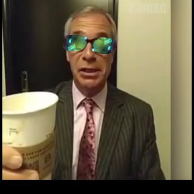 Bagger_Farage's profile picture. Auburn Pike 93’ | 8 inches and thick | British member of Parliament | Avid Goose hater | Professional note eater | ⭕️ | Up the ra