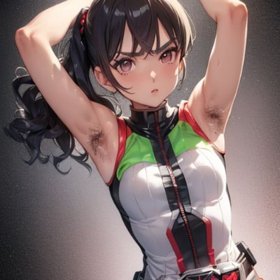Blue_Lacan's profile picture. 【AI生成】現実世界より少し未来の、架空の女学園の生徒たちの画像を投稿します。「女性だけわきの毛を剃ったり、胸を隠すのはおかしい」という正統派フェミニズムの影響を受けて彼女たちはわきの毛を剃らずに堂々と見せ合います。学園内では生徒同士や先生に対して、両手を上げてわきを見せるという挨拶が一般的に行われています。