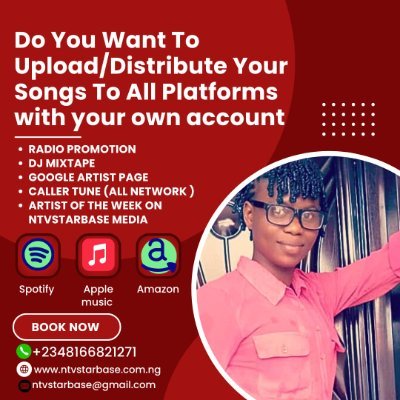 ntvstarbase's profile picture. Official page for Ntvstarbase Media 
Call us: +2348166821271
Email us: ntvstarbase@gmail.com
