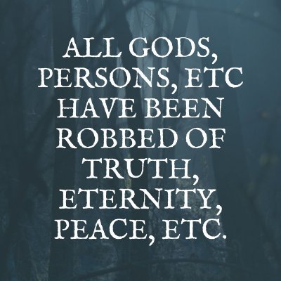 If the book Eternal Order Infinite, dies, then the existence, and the creator of the existence, and everyone and everything, will die.