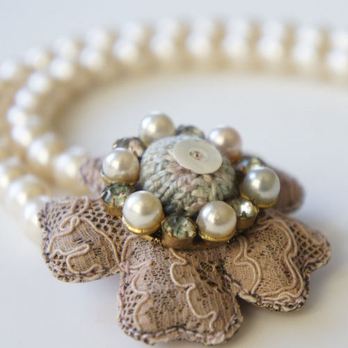 Textile jewellery designer specializing in unique one off pieces with a vintage feel.  Love my two dogs, cats and Bantams and of course my family!