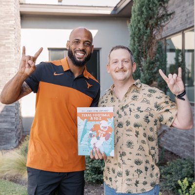 @insidetexas
Author: The Longhorn Alphabet Texas Football A to Z
https://t.co/Y4H30Lfi4C
