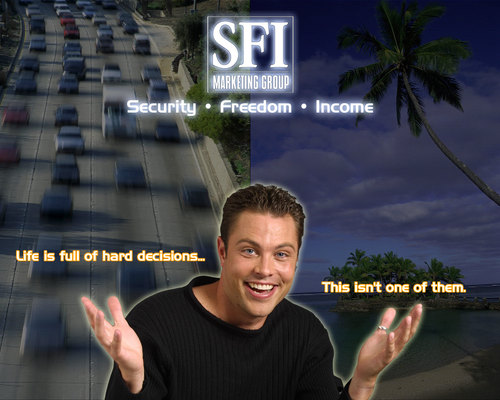 Why is SFI growing so fast? Simple. for more than 11 years now, SFI has been showing the world over how to build profitable Internet businesses from home.