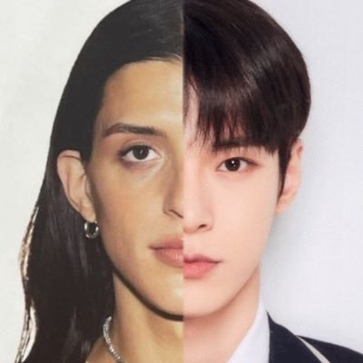 cyber_ick's profile picture. metade arca metade doyoung rindo e não sendo normal