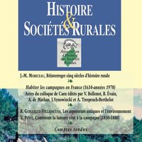 Histoire & Sociétés Rurales (@revuehsr) 's Twitter Profile