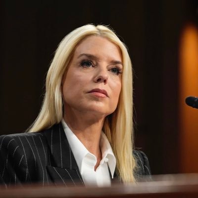 AGPamBondi's profile picture. 87th Attorney General serving under the leadership of @POTUS Trump 🇺🇸
