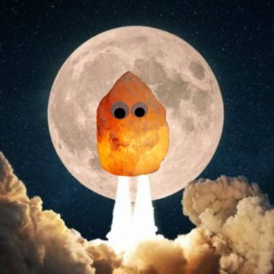 Salty_Solana's profile picture. The Himalayan, googly eyed salt rock lamp.

D5gQPs3JCz76eVCV3LiQJ7HVrC4sKkcuHw1Z57ubpump

https://t.co/ExvgO2eUif