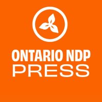 Ontario NDP Press Office (@ondppressoffice) 's Twitter Profile Photo Ontario NDP Press Office (@ondppressoffice) 's Twitter Profile Photo