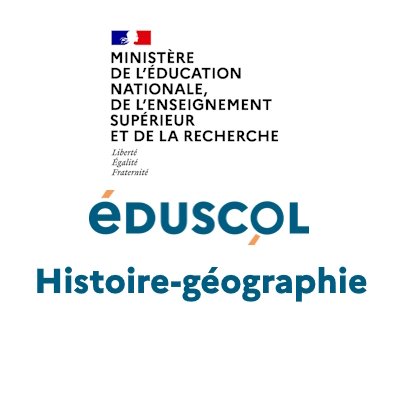 Compte #HistoireGéographie de @eduscol. Tenu par les experts @Edu_Num de la discipline. DGESCO/DNE #HG