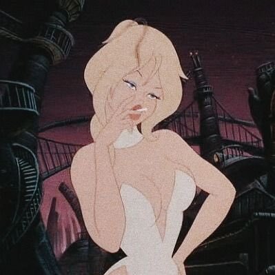 angelicnuclear's profile picture. beautiful cartoon woman, what is she talking about