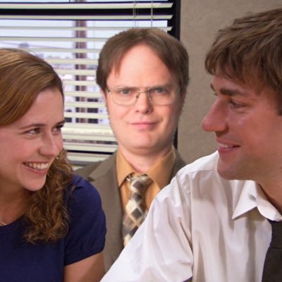 dwight schrute is my boyfriend and his boyfriend is jim halpert and his girlfriend is pam beesly