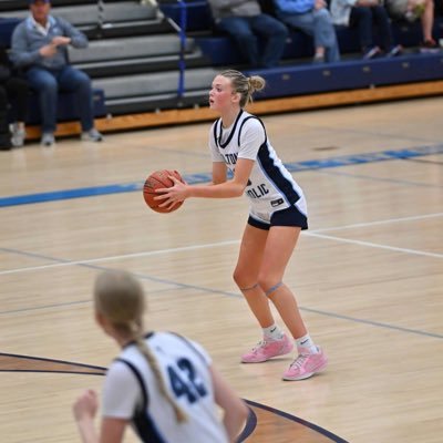 AveryStallo's profile picture. Father Tolton 2027 | Foward | 6’0”| Phee Elite| 4.2 GPA