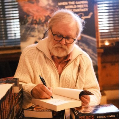Not the Nine O'Clock News Scriptwriter, Jack Black director & opera librettist Richard Sparks's new fantasy series is avaliable at all major retailers.