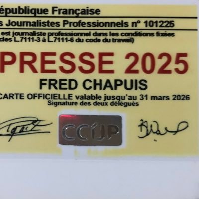 Fred Chapuis Profile