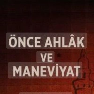 AslanTrk822736's profile picture. Önce Ahlak ve Maneviyat