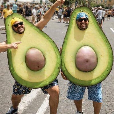 just a simple avocado trying to survive on these mean streets...For Entertainment purposes only.