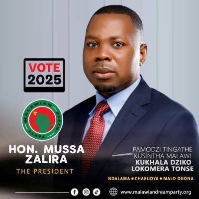 MZalira's profile picture. President of Malawian Dream Party.
