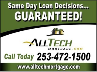 alltechmortgage's profile picture. All Tech Mortgage Inc - Based in Tacoma, WA since 1996.  Your hometown local lender. Committed to finding the right loan for your next home!