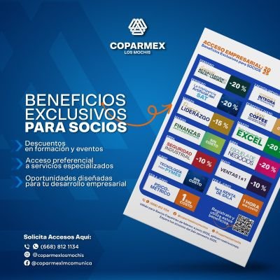 @COPARMEXMOCHIS tiene más de 50 años apoyando el desarrollo de la actividad empresarial y la participación ciudadana con responsabilidad social en Sinaloa.