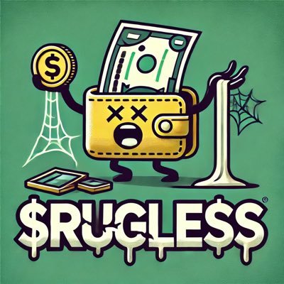 RUGLESScoin's profile picture. 💸 $RUGLESS — The Meme Coin for the Broke but Unbroken. No cash? No problem. No rugs, just pure vibes. Join the revolution where vibes are the only currency. 🫡