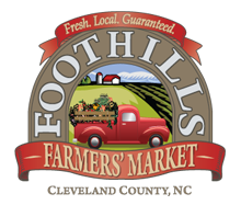 We are a certified locally grown farmers market in Shelby, NC.