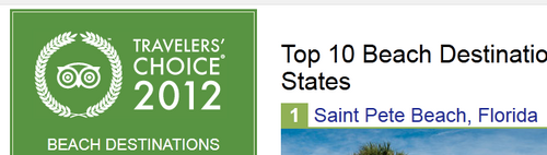 Sharing news and updates about the beautiful Downtown St. Petersburg and St. Pete Beach now the #1 beach in the United States