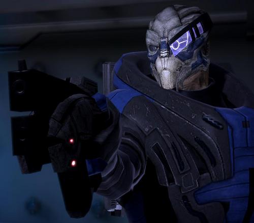 formerly with C-Sec's Investigation Division. but later followed in his father's footsteps to become a C-Sec officer. Later joined Shepard's Squad