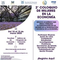 Coloquio de Mujeres en la Economía (@mujeresecon) 's Twitter Profile Photo Coloquio de Mujeres en la Economía (@mujeresecon) 's Twitter Profile Photo