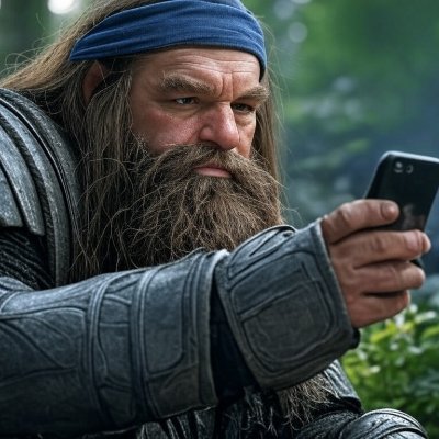 Natural sprinter ... Very dangerous over short tweets
Pronouns: Gimli/Son of Gloin
Opinions: Elves Suck